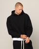 Carré Blanc Oversized Hoodie Black