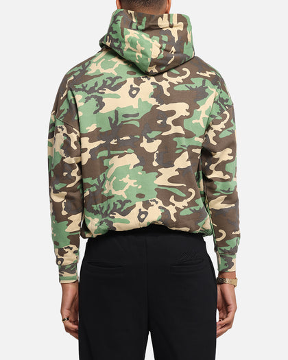 Carré Blanc Oversized Hoodie Woodland Camo