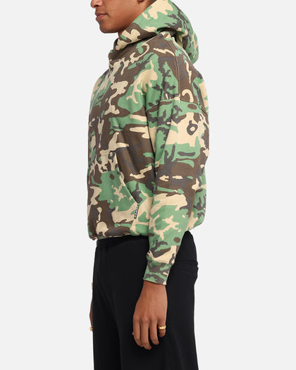 Carré Blanc Oversized Hoodie Woodland Camo