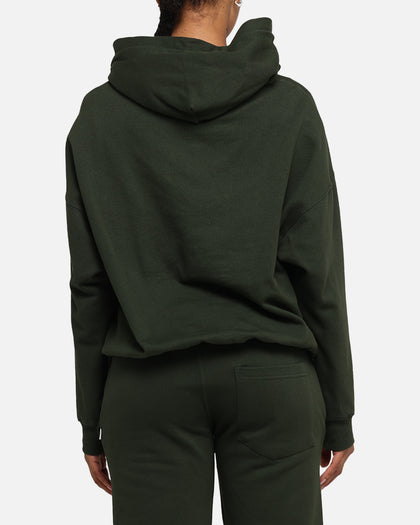 Carré Blanc Oversized Hoodie Dark Green