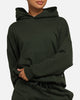 Carré Blanc Oversized Hoodie Dark Green