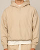 Carré Blanc Oversized Hoodie Stone