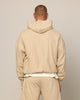Carré Blanc Oversized Hoodie Stone