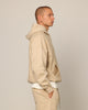 Carré Blanc Oversized Hoodie Stone