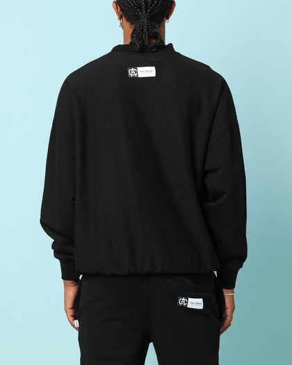 Carré Academy Oversized Crewneck Black