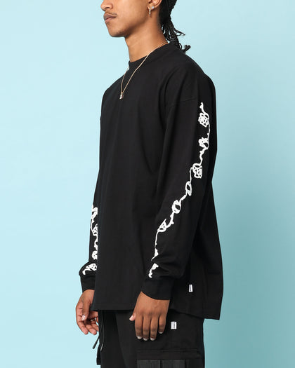 Carré Rosebowl Oversized Long Sleeve T-Shirt Black