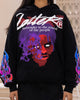 Loiter Live In Direct Vintage Hoodie Black