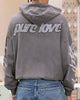 Loiter Pure Love Vintage Hoodie Charcoal