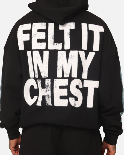 Loiter Ribcage Vintage Hoodie Black