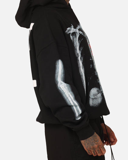Loiter Ribcage Vintage Hoodie Black