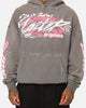 Loiter Wave Break Vintage Hoodie Charcoal