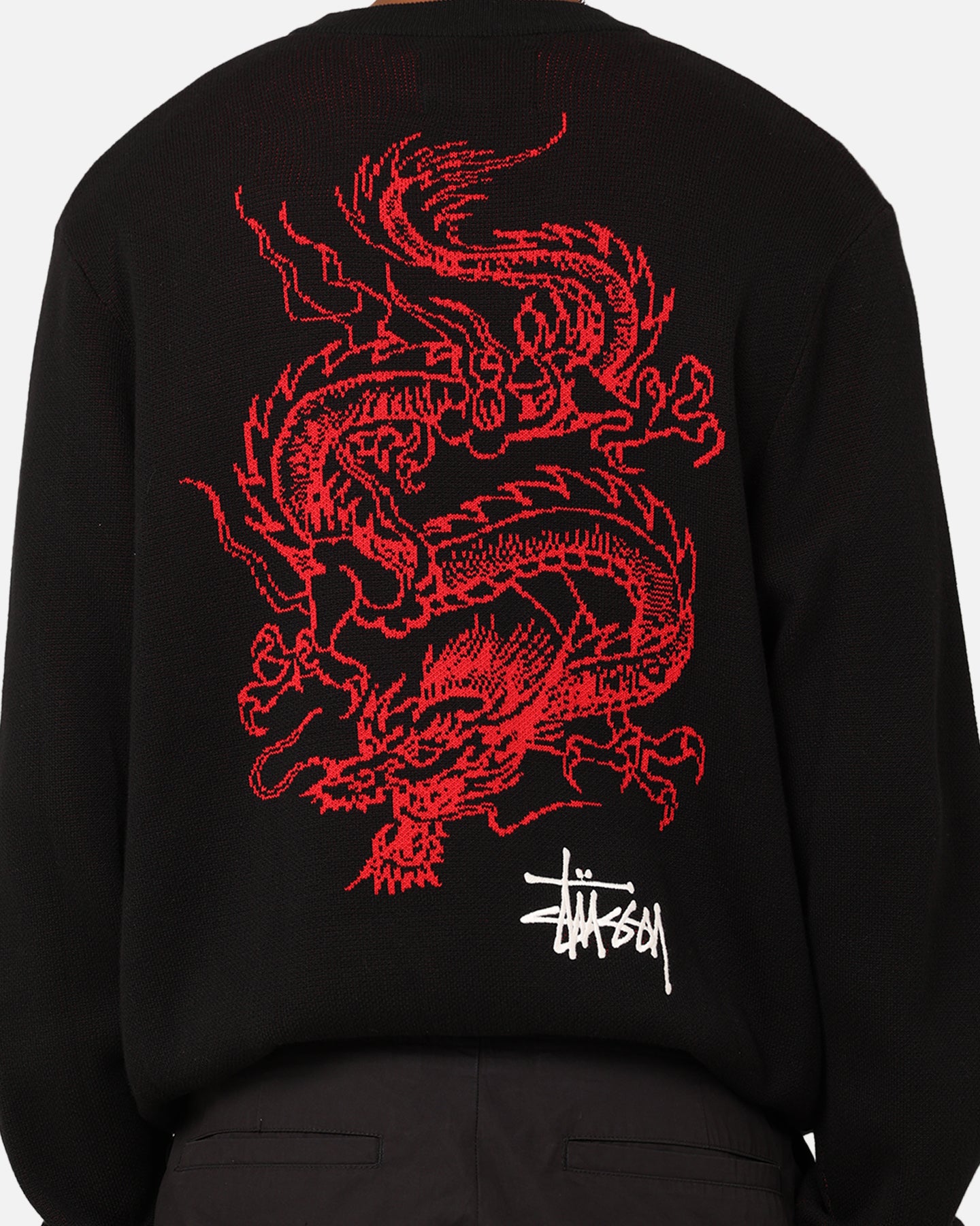 Stüssy Dragon Sweater Black | Culture Kings