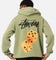 Stüssy Fuzzy Dice Fleece Hoodie Pigment Artichoke