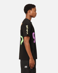 X-Large Flower And Peace T-Shirt Black