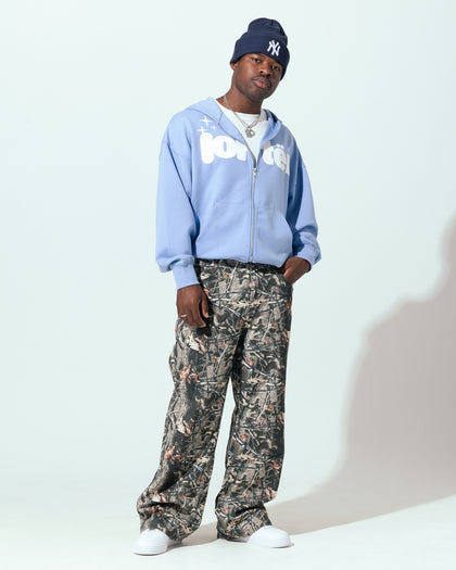 Loiter Cloud 9 Zip Hoodie Blue