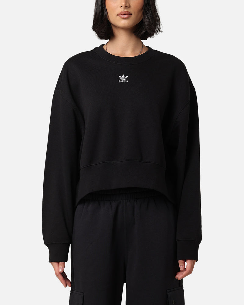 Adidas Women's Essentials Crewneck Sweatshirt Black