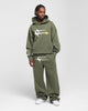 Loiter Hybrid Premium Hoodie Olive