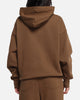 Loiter Hybrid Premium Hoodie Brown