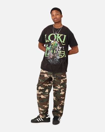 Marvel Loki Rising Vintage T-Shirt Black Wash