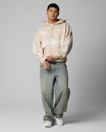 Loiter Instinct Hoodie Beige