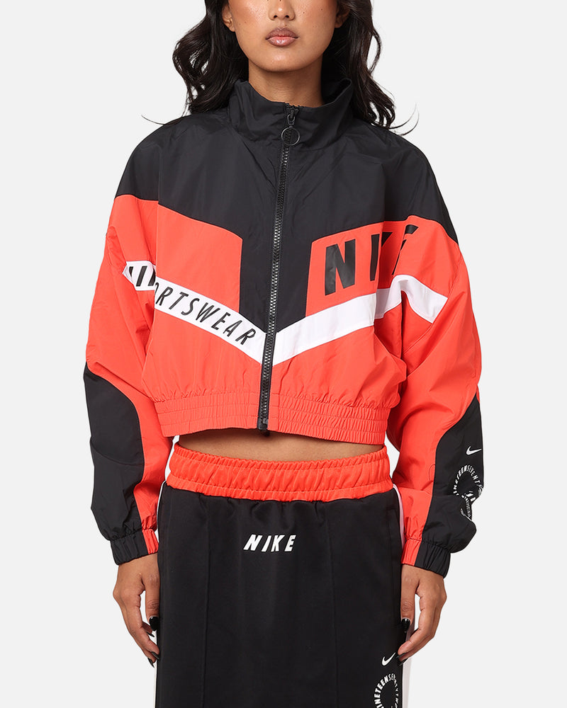 Nike Women's Sportswear Woven Street Jacket Light Crimson/Black/White