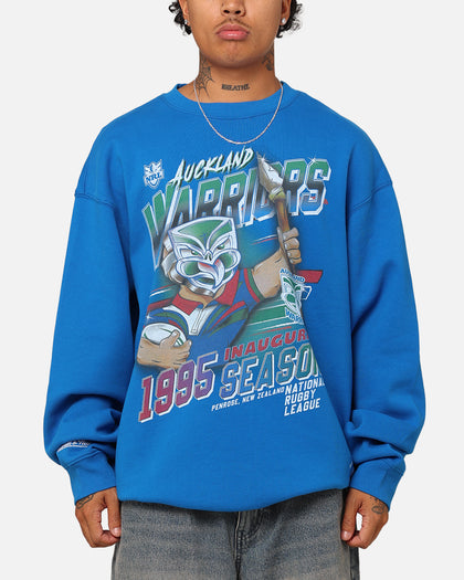 Mitchell & Ness New Zealand Warriors Inaugural Season Crewneck Blue