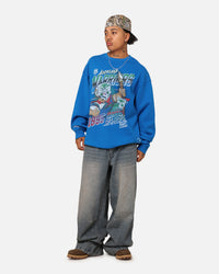 Mitchell & Ness New Zealand Warriors Inaugural Season Crewneck Blue