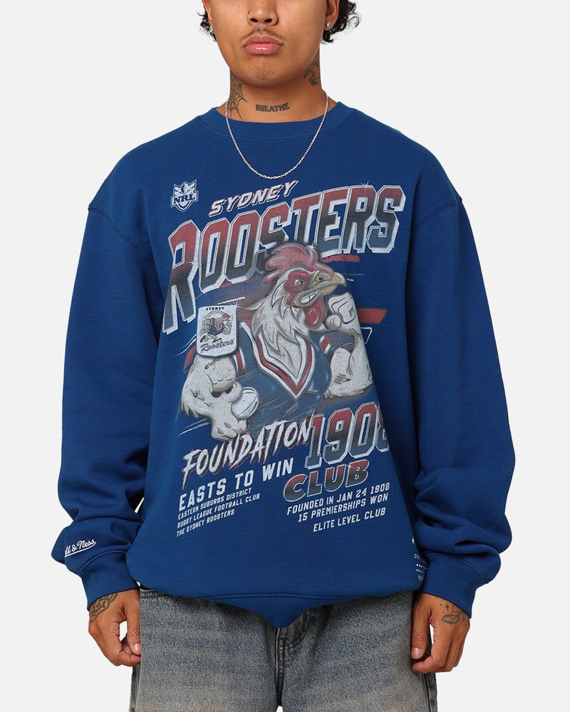 Mitchell & Ness Sydney Roosters Inaugural Season Crewneck Navy