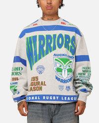 Mitchell & Ness New Zealand Warriors Team Crewneck Grey Marle