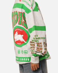 Mitchell & Ness South Sydney Rabbitohs Team Crewneck Grey Marle