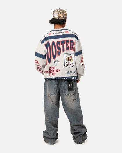 Mitchell & Ness Sydney Roosters Team Crewneck Grey Marle