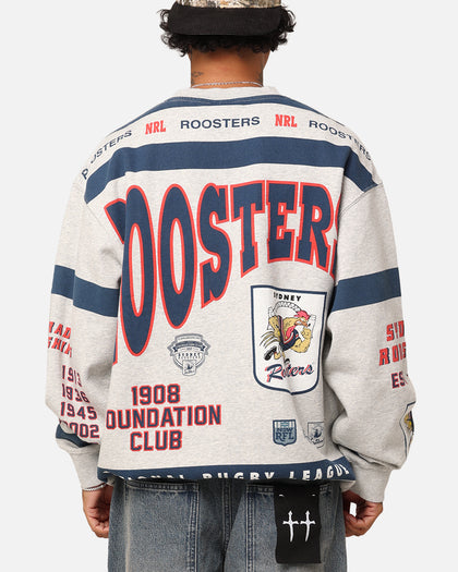 Mitchell & Ness Sydney Roosters Team Crewneck Grey Marle