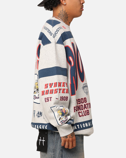 Mitchell & Ness Sydney Roosters Team Crewneck Grey Marle