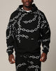 Saint Morta Chain Hoodie Black/Black