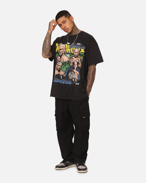 UFC By Goat Crew Charles "Do Bronx" Oliveira Charles The Champ Vintage T-Shirt Black Wash