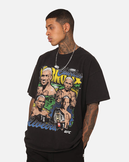 UFC By Goat Crew Charles "Do Bronx" Oliveira Charles The Champ Vintage T-Shirt Black Wash
