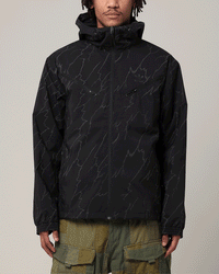 Adidas Lightening Windbreaker Jacket Black