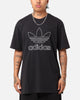 Adidas Outline Trefoil T-Shirt Black