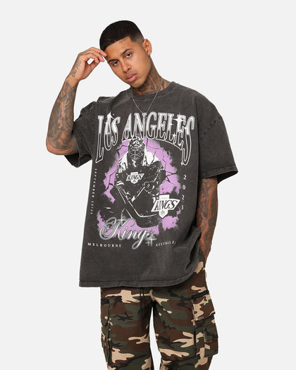 Culture Kings X NHL Los Angeles Kings Global Series Team Vintage Heavyweight T-Shirt Black