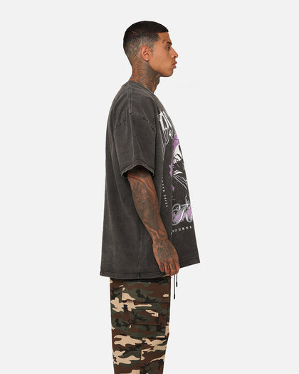 Culture Kings X NHL Los Angeles Kings Global Series Team Vintage Heavyweight T-Shirt Black