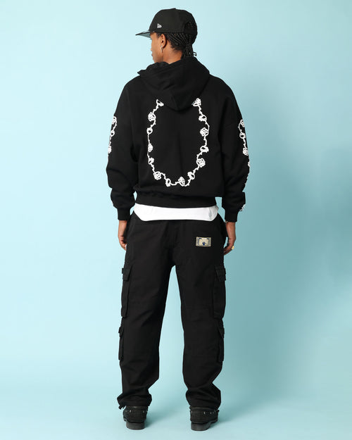 Carré Rosebowl Zip Up Hoodie Black