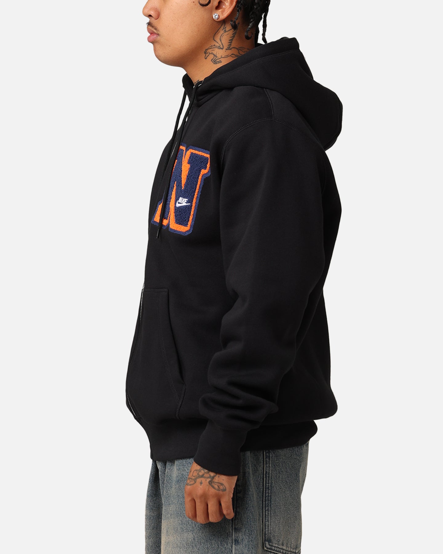 nike sportswear essential fleece zip hoodie