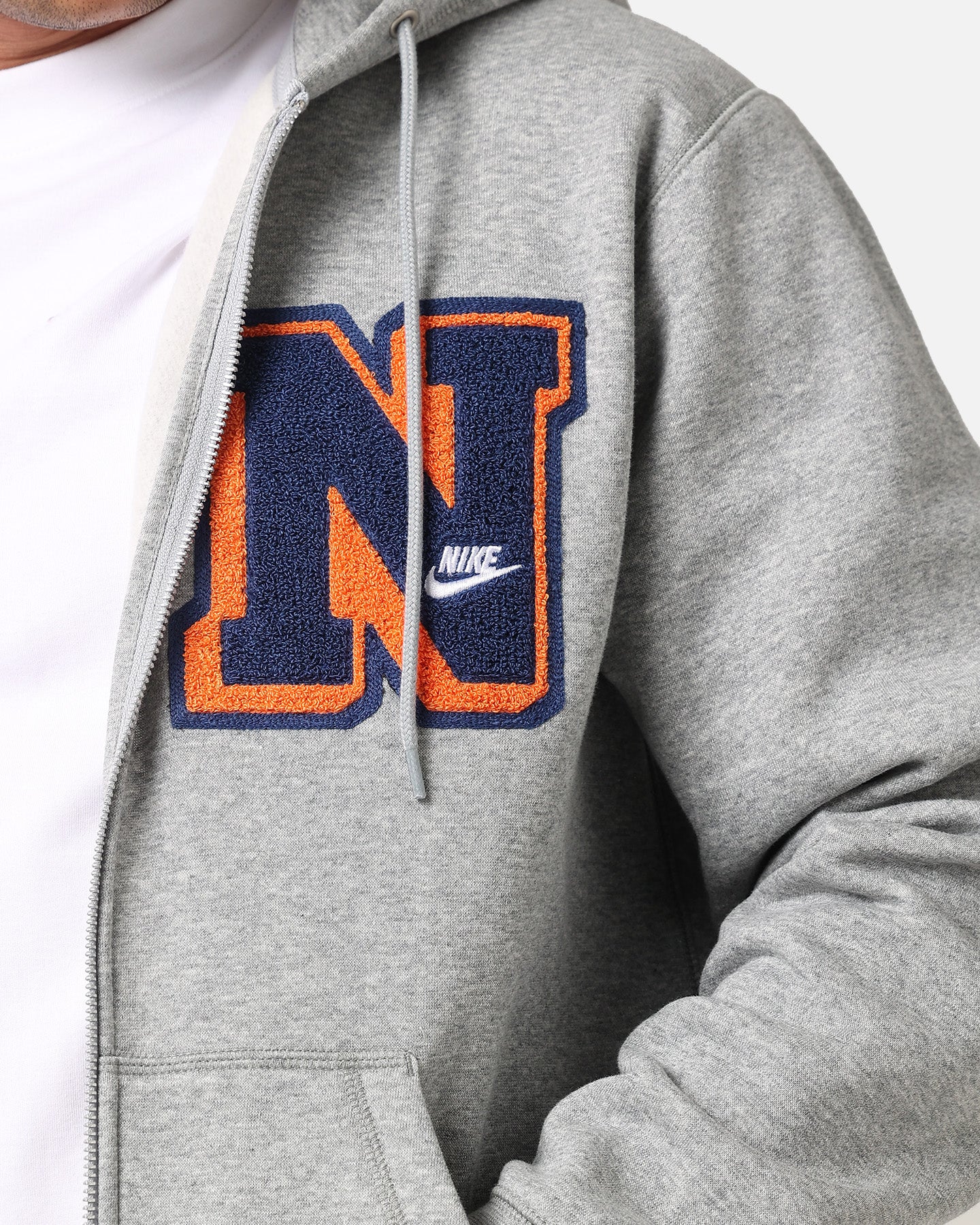 nike sportswear essential fleece zip hoodie