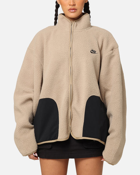 nike sportswear swoosh women's reversible sherpa jacket