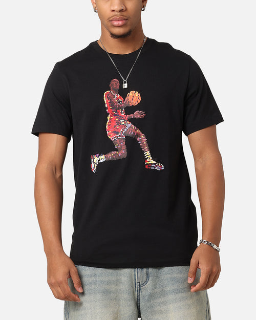 Jordan Flight Essentials Graffiti Crewneck T-Shirt Black/White