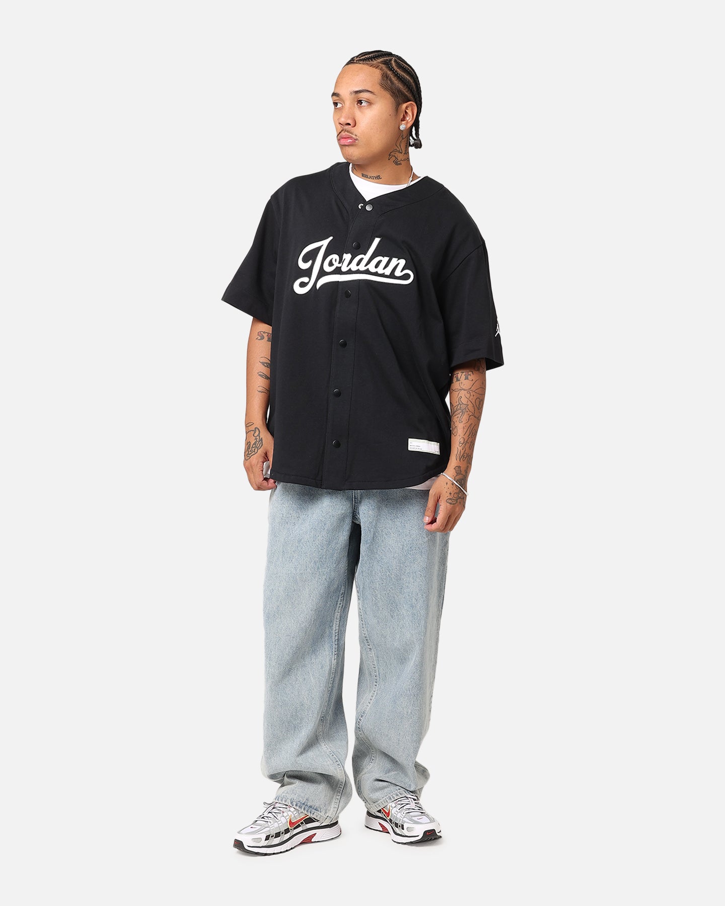 Jordan Flight MVP Statement Baseball Top Black/White | Culture Kings