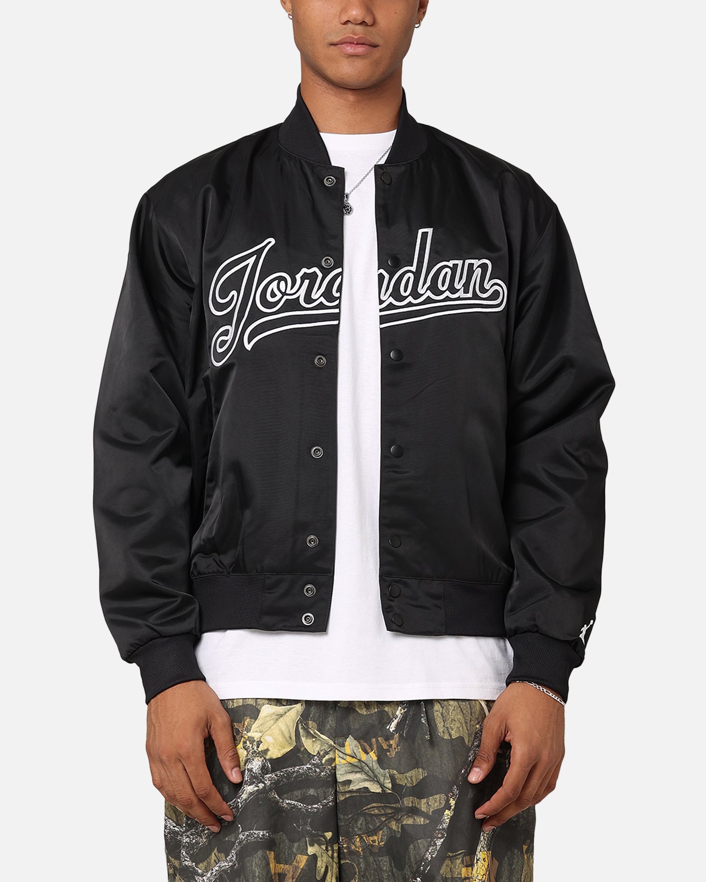 Jordan Flight MVP Statement Jacket Black/White | Culture Kings