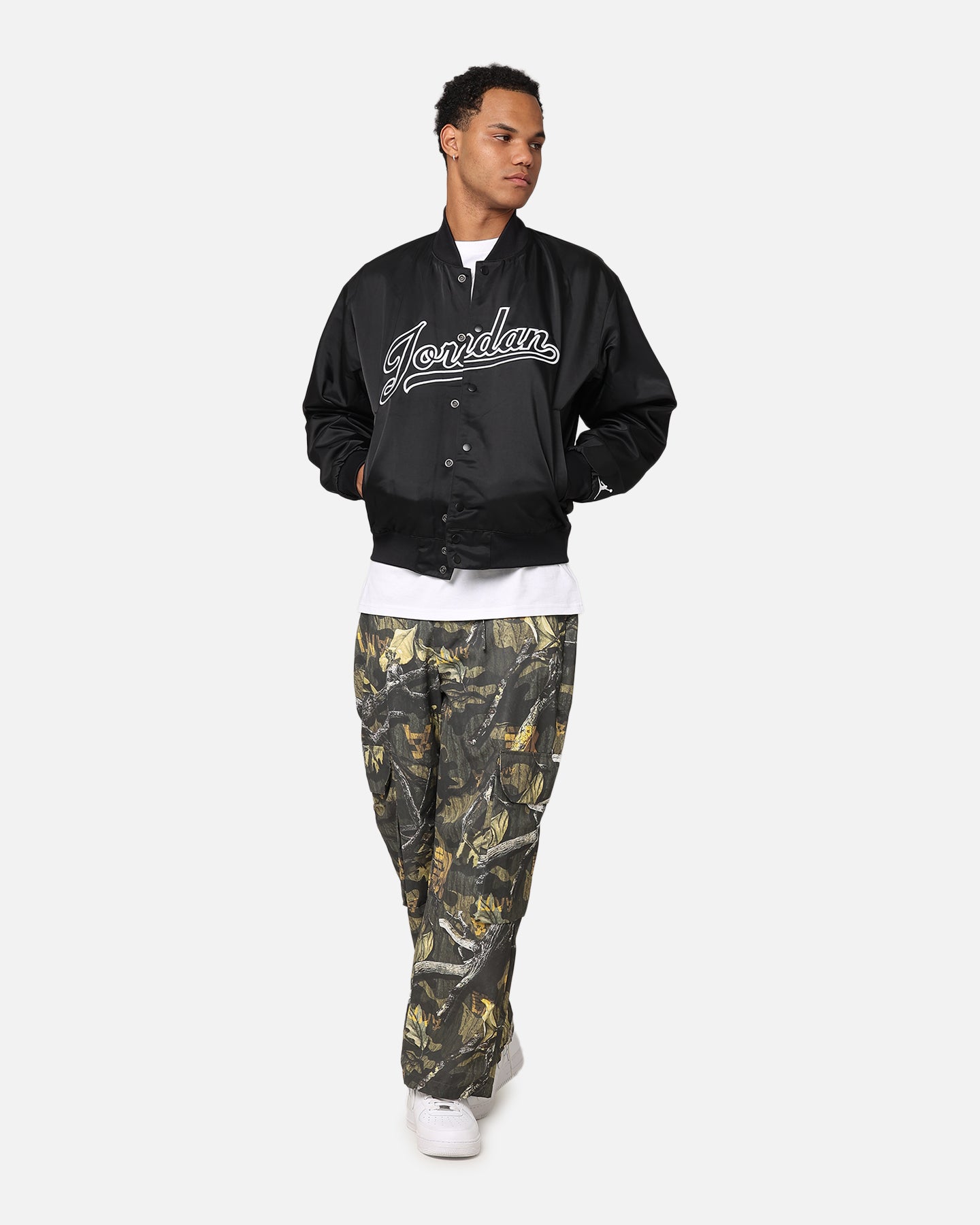 Jordan Flight MVP Statement Jacket Black/White | Culture Kings