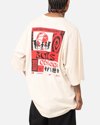 Nike Chicago Bulls NBA Courtside Oversized T-Shirt Pure