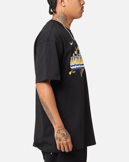 Nike Golden State Warriors NBA Max90 Courtside T-Shirt Black